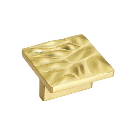 Amerock Calathea 1-1/4 in 32 mm Center-to-Center Brushed Gold Cabinet Pull BP10132BGL