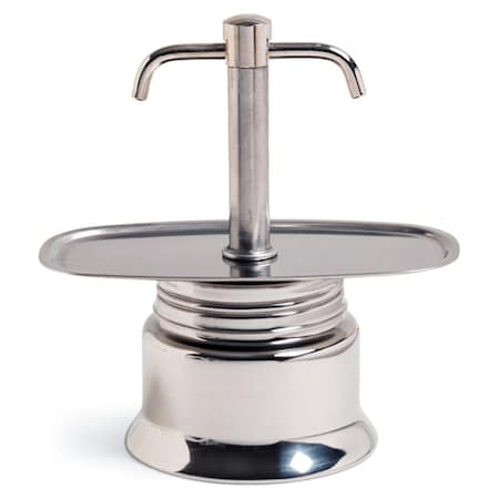Kings County Tools Double Spout 2 Cup Coffee Maker Stainless Steel Stovetop Espresso Maker Italian Coffee Machine GW39A03-06