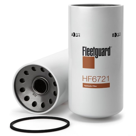 Fleetguard Hydraulic Filter, 10.6875 in, Spin-On HF6721
