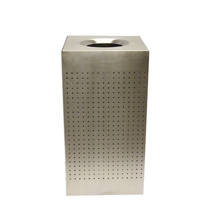 Witt Industries Square Stainless Steel Receptacle CL25-SS
