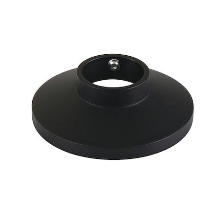 Kingston Brass Round Shower Arm Flange, Matte Black K154F0