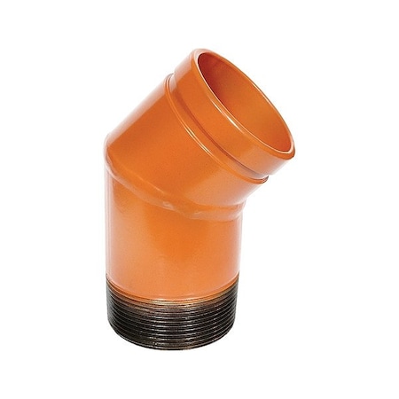 Gruvlok 45 Elbow, Grooved x MPT 0390016566