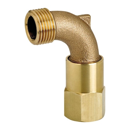 Underhill Brass Hose Swivel 3/4'' FPT x 3/4'' MHT HS-075