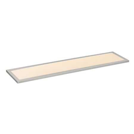 Cling 12 x 48 in. Sky Panel LED 3000K Flush Mount, Brushed Aluminum CL2950497