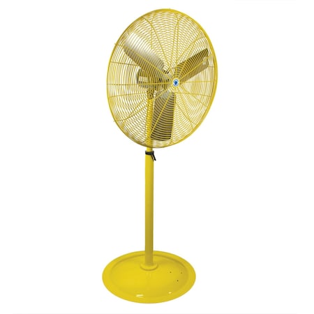 Schaefer CirculatingFan, 36inDia, Yellow, Plug-In 36PFR-Y