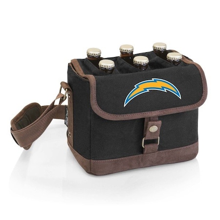 Picnic Time Family Of Brands NFL Los Angeles Chargers - Beer Caddy Cooler Tote with Opener 762-00-311-344-2