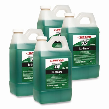 Betco FiberPRO Es-Steam FastDraw Carpet Cleaner, Country Fresh Scent, 2 L Bottle, 4PK 4024700
