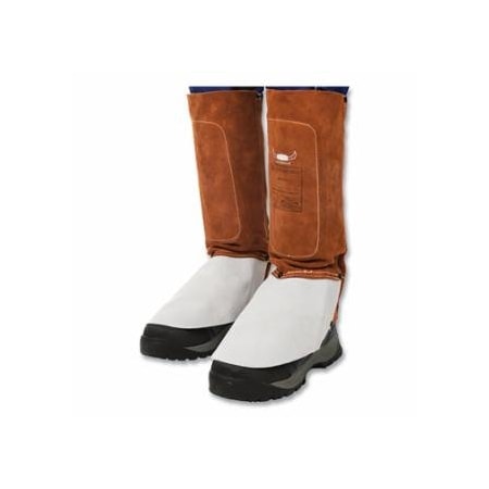 Weldas STEERSOtuff Leggings, 14 in, One Size, Side Split Cowhide/Kevlar Thread, Elastic 283-44-7114