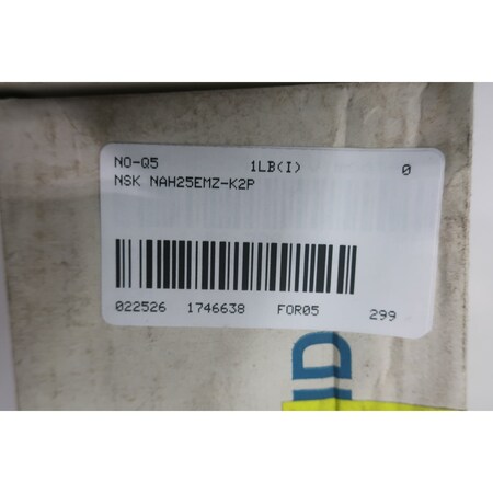 Nsk LINEAR BEARING NAH25EMZ-K2P