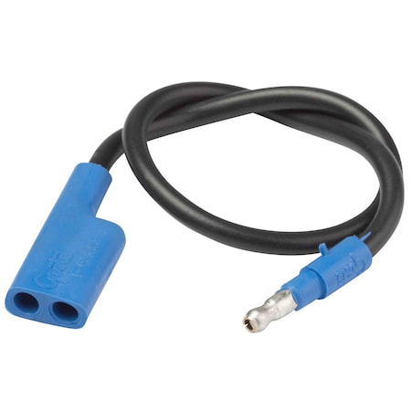 Grote Wire Connector, 14 AWG Max, 2 Port, Black 66160