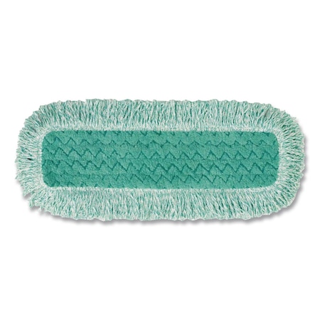 Rubbermaid Commercial 18 in Dust Mop, Green, Microfiber FGQ41800GR00