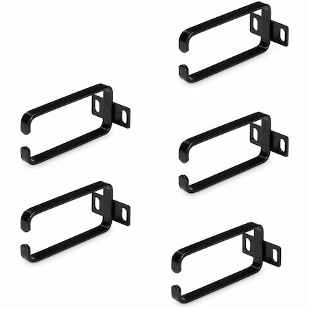 Startech.Com 5-PACK 1U VERTICAL CABLE MANAGEMENT D-RING HOOKS, CABLE MANAGER FOR 19IN SERVER CMHOOK1UN5PK