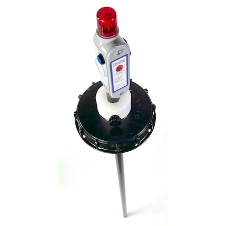Gizmo Engineering IBC Low Level Alarm 3/4 in Black Polypropylene pipe, Lithium battery, No suction pipe, Alarms ILK-PF