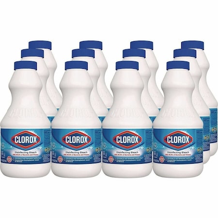 Clorox Bleach, Bottle, Original, 12 PK 32251