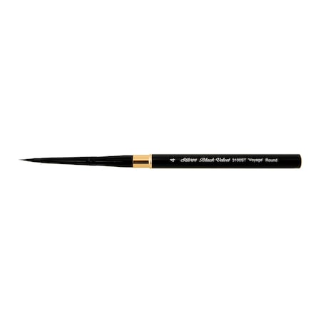 Silver Brush Black Velvet Voyage Travel Round Brush, Size 4 3100ST-4