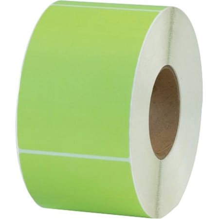 Partners Brand Thermal Transfer Labels, 4" x 6", Green, PK4 THL130GN