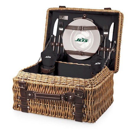 Picnic Time Family Of Brands NFL New York Jets - Champion Picnic Basket 208-40-179-224-2
