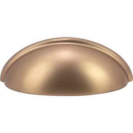 Designperfect 3'' Center-to-Center Cup Pull, Champagne Bronze/Gold DPA-C632CBZ