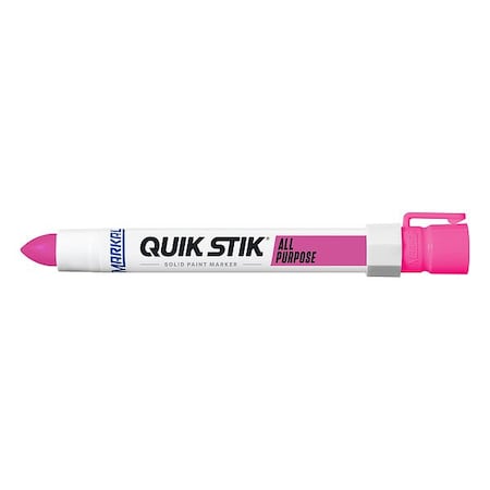 Markal Paint Crayon, Medium Tip, Fluorescent Pink Color Family 61044
