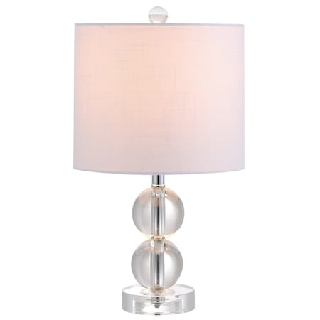 Jonathan Y Brooklyn 17.5" Crystal LED Table Lamp, Clear JYL2057A