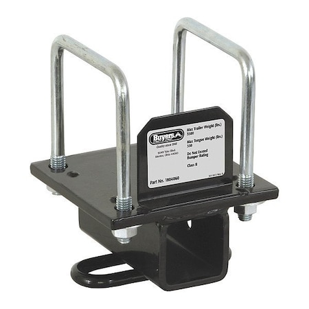 Buyers Products Hitch Receiver, 7 1/16 in L, Carbon Steel 1804060