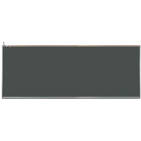 Aarco All Purpose Professional Series Porcelain on Steel Chalk Board, Size 48''Hx120''W 120A-410CS