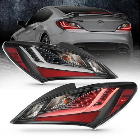 Anzo Usa Smoke LED Taillights for 2010-2013 Hyundai Genesis 2DR 321347