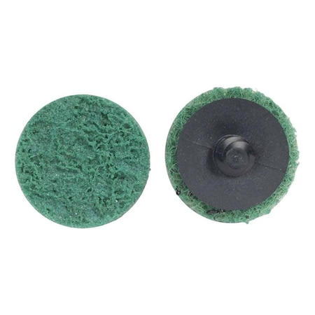 Norton Co Quick-Change Disc: TR (Type III), 2 in Dia, Aluminum Oxide, Non-Woven 66623340079