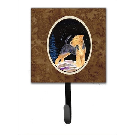 Carolines Treasures Starry Night Welsh Terrier Leash Holder Or Key Hook SS8464SH4