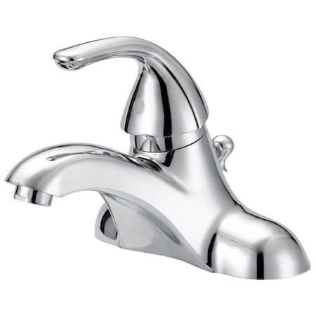 Boston Harbor Lavatory Faucet, 1.2 gpm, 1-Faucet Handle, 3-Faucet Hole, Metal/Plastic, Chrome Plated F4510022CP-1