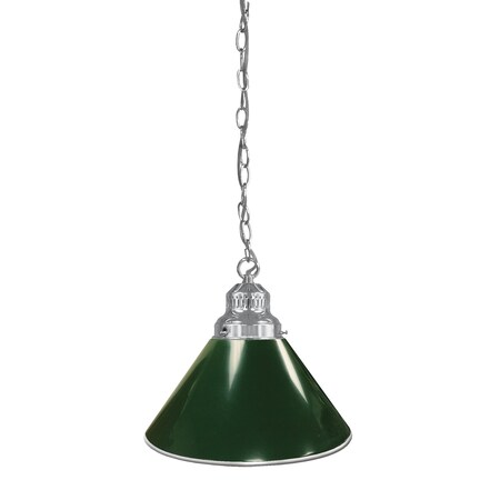 Holland Bar Stool Co Green Pendant Light, Chrome Fixture BL1CHGrn