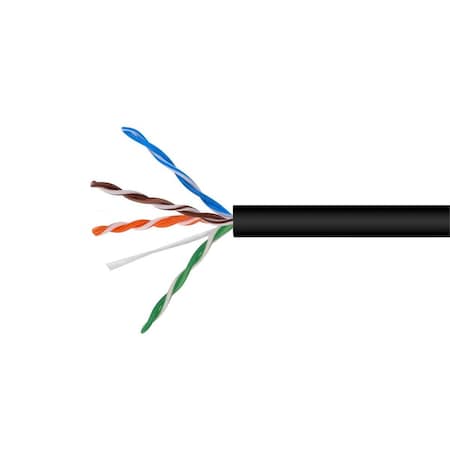 Monoprice Cat5E Utp Stranded, cm, 1000 ft., Black 886
