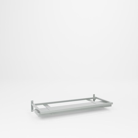 Pucel Light & Trolley Assembly, 48 in W with Two Bulbs, Gray LTA-72-2