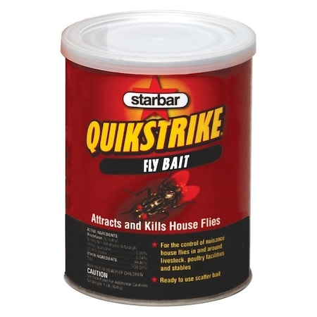 Starbar QuikStrike Fly Bait, Granular, Fish, 1 lb Can 100508299