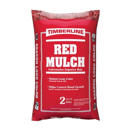 Timberline Red Shredded Mulch 2 cu ft 155000060