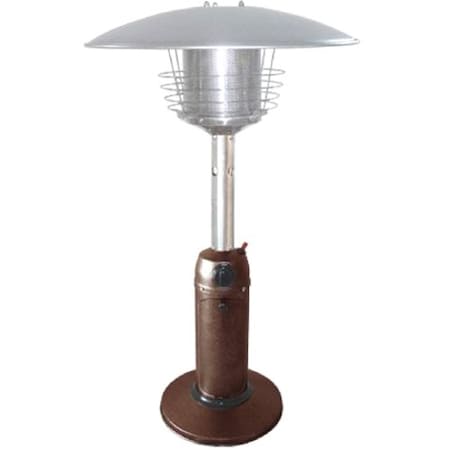 Hiland Table Top Patio Heater in Hammered Bronze HLDS032-CG