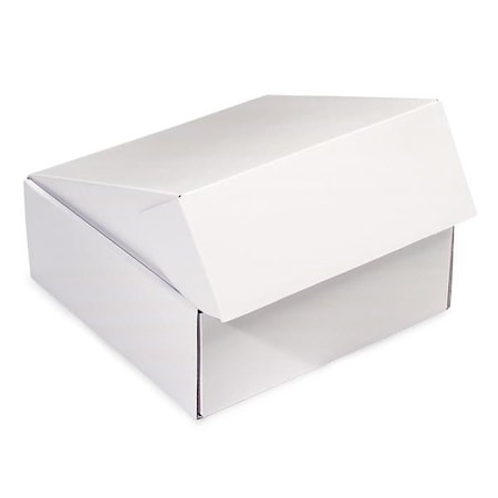 Nashville Wraps White Gourmet Shipping Box, 8x8x3, 6PK 51WH