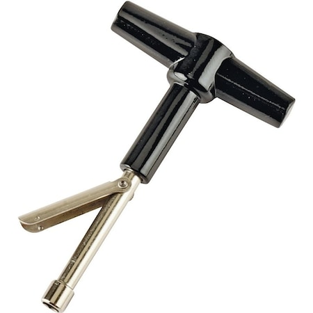 Prosource Torque Wrench, 1/4 in Drive, 5.7 in OAL, 60 in-lb, Aluminum/Steel, T-Shape Handle DT-077