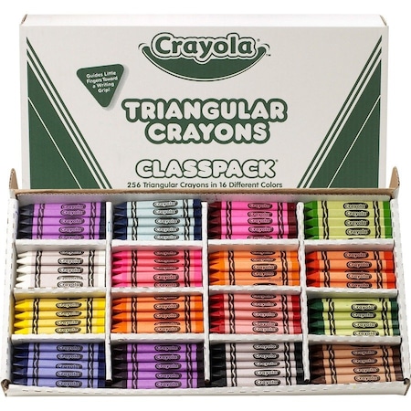 Crayola Wax Crayons, Assorted, Non-Toxic, PK2 CYO528039