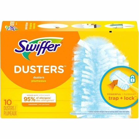 Swiffer Duster Refill, Blue, 7-1/2" L, PK4 21459