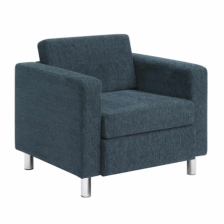 Office Star Products Pacific Armchair, Navy PAC51-S76