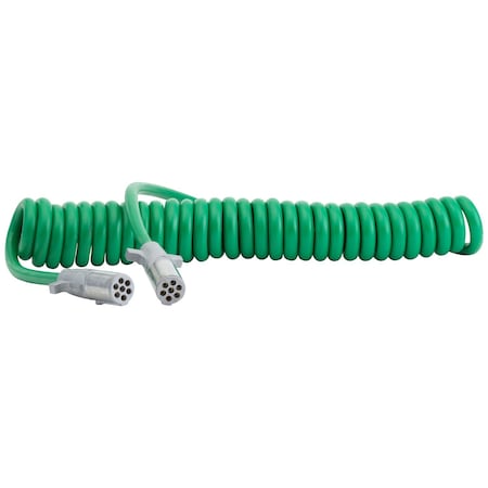 Grote COIL CORD- 20F- GRN- PLYURTHN- 1/8- 2/10 87105