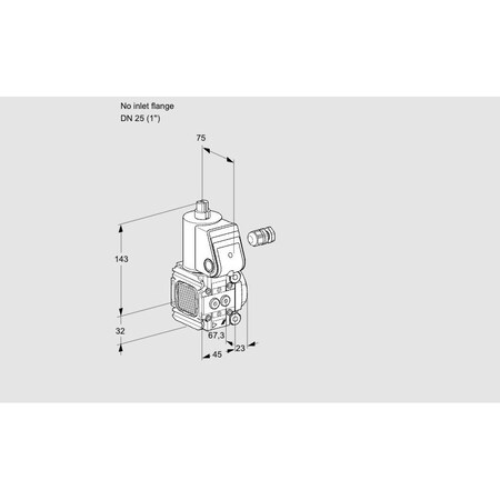 Honeywell Kromschroder Gas Solenoid Valve - Class A, EN 161, IP65, 500 mbar Max KS88000786