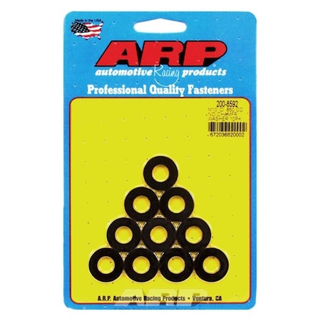 Arp 200-8592 10 mm x 0.85 in. Black Washers, 10PK ARP200-8592