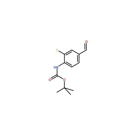 Ak Scientific 4-N-Boc-amino-3-fluorobenzaldehyde (250mg), CAS 865450-09-5 6213AJ-250mg