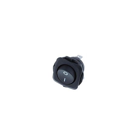 Switch Components Square Actuator-Round Rocker, 2P SPST OFF-ON, w/ print RB1-1A-DC-2-B-1