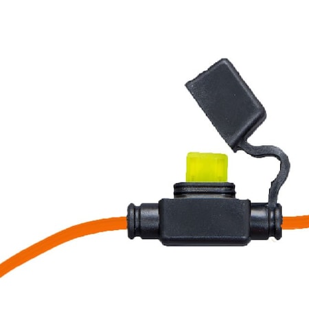 Optifuse IP65 In-Line for Mini Blade, 18AWG 10A LPM-01B-18OR