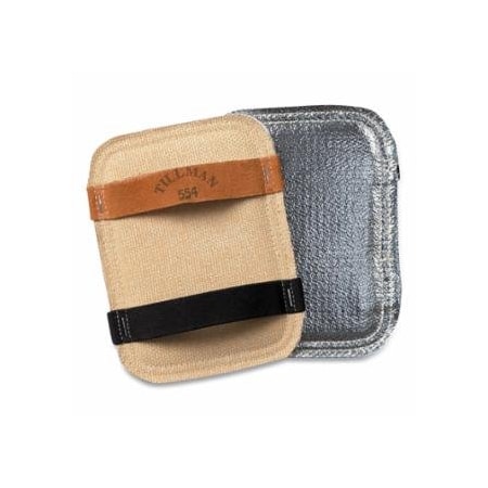 Tillman Aluminized Back-Hand Pad, 554 DuPont, Kevlar Ceramic Wool, 5-1/2 in W x 7-1/2 in H, Premium, 6PK 724-0554