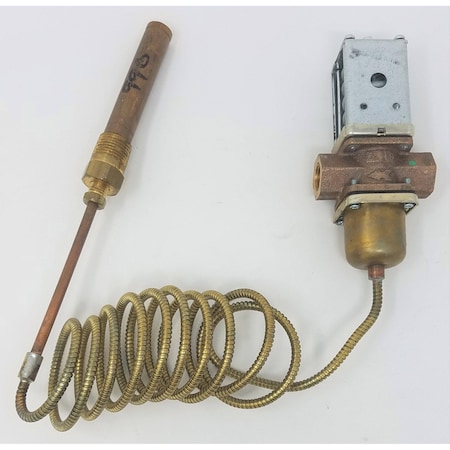 Penn Temp Water Reg Valve 3/4in Bulb 10in Ran V47AC-47C