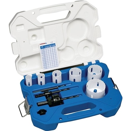 Lenox Lenox 30860C600P Hole Saw Kit, Bi-Metal, 9-Piece 30860C600P